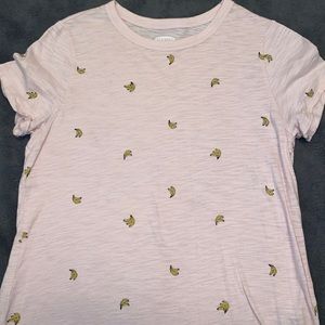 Pink banana shirt